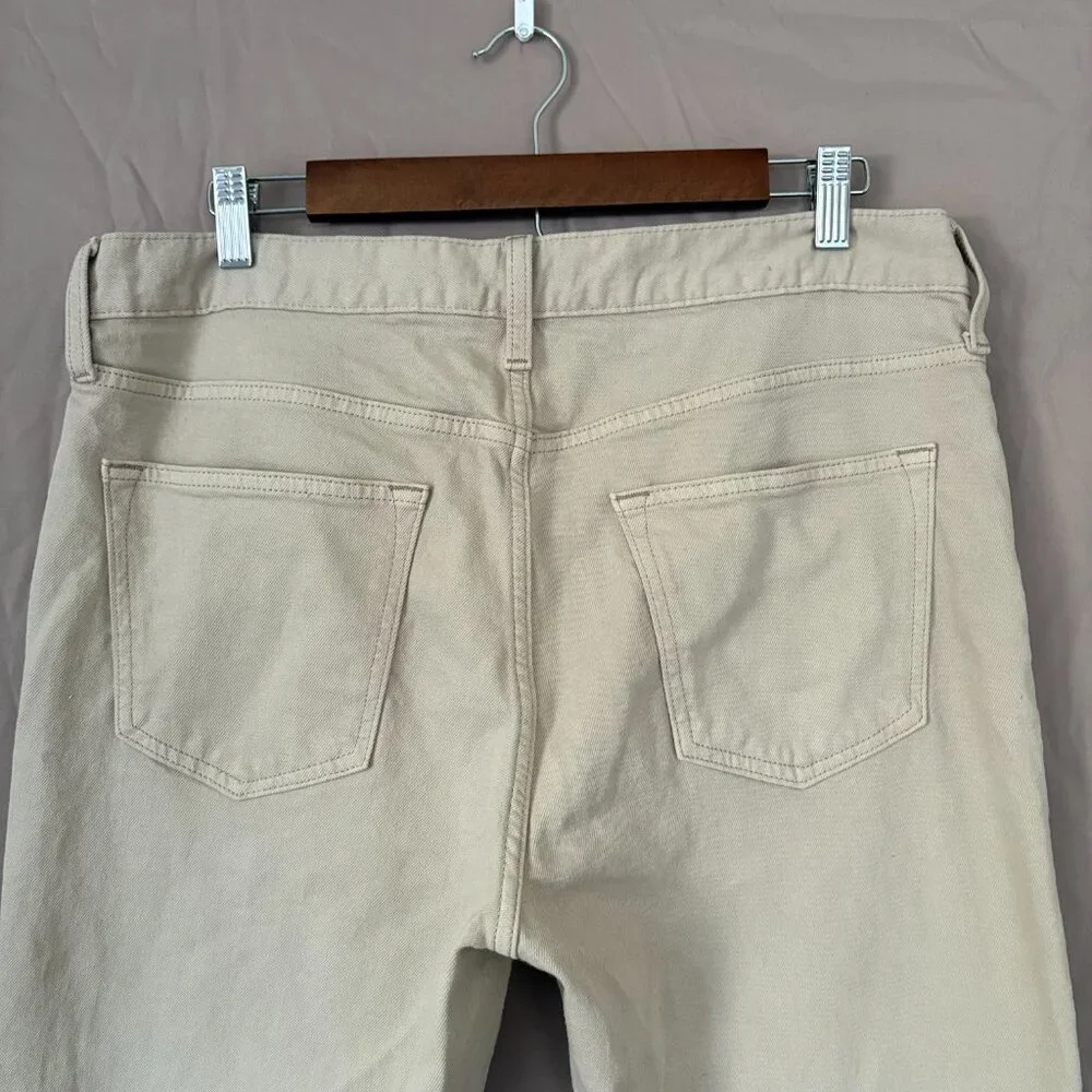 Old Navy Mens 5 Pocket Slim Light Khaki Built in Flex 34X30 Preppy Office Casual - Picture 7 of 12